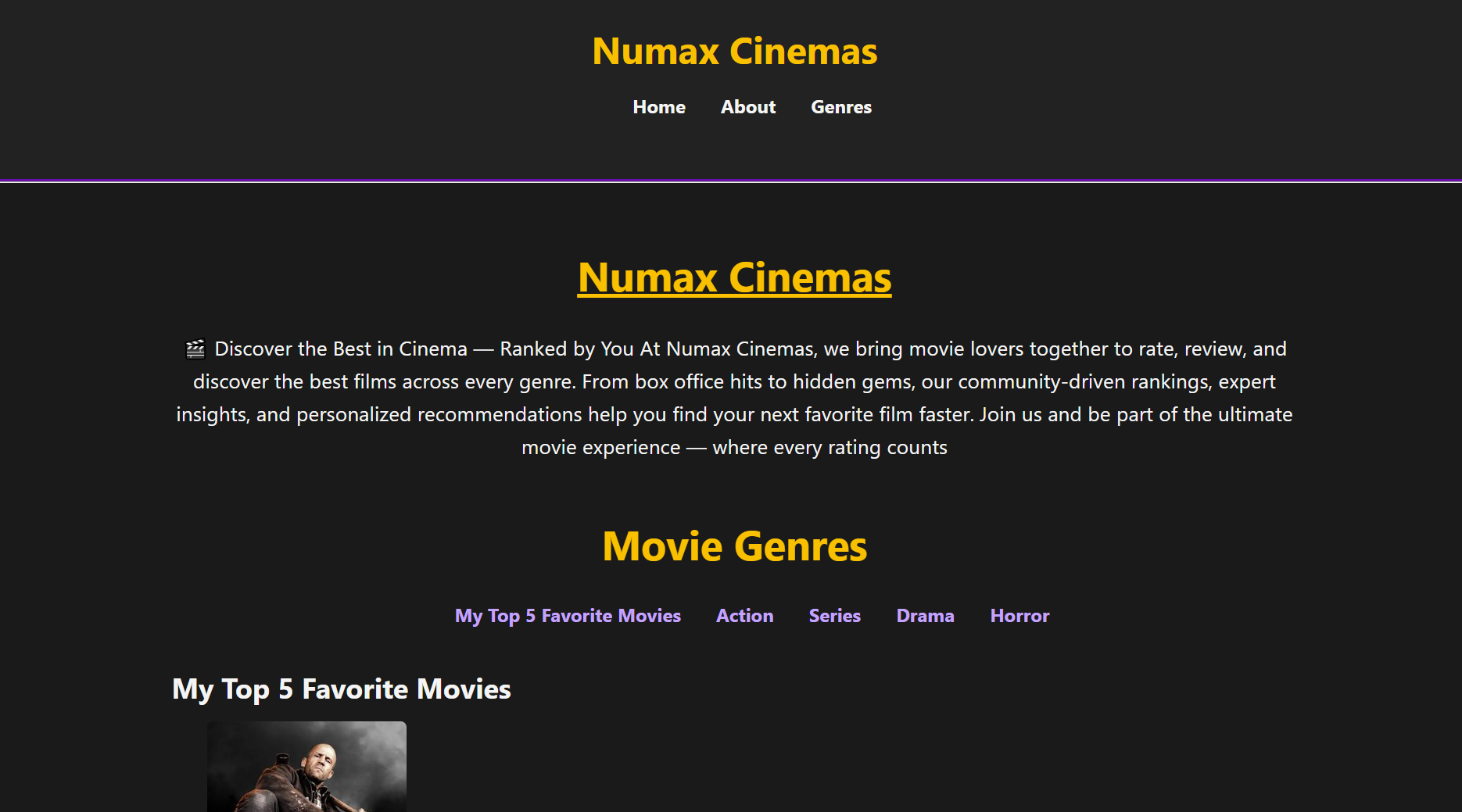 Numax Home Page